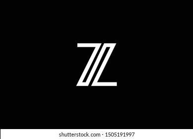 Initial ZL LZ Letter Logo Design Vector Template. Monogram and Creative Alphabet Z Letters icon Illustration.