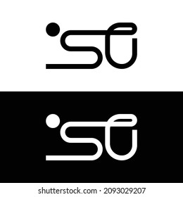 SO initial-based logo. Alphabet icon logo consists of circles and rectangles. Brand identity for companies, businesses, and organizations.