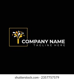 I initialed logo, Created a logo for a new company. logo for company