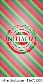 Initialize christmas badge.