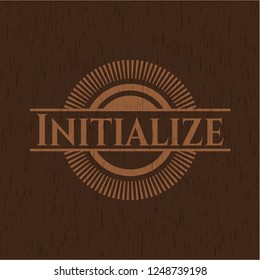 Initialize wooden signboards