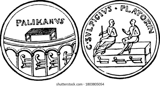 Initially consecrated by the augurs, called as templum. Later as, Rostra, adorned with the beaks of the ships of the Antiates. The Greeks also mutilated galleys in the same way for the purpose