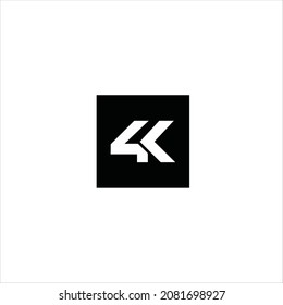 initials 4k logo vector template