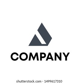 Initials "A" Vector Logo Sign All Industry 