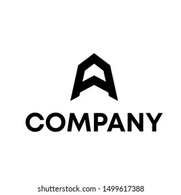 Initials "A" Vector Logo Sign All Industry 