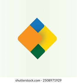 Iniciais Modelo de design de logotipo abstrato para sua empresa