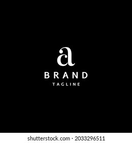 initials ac or ca in classic style