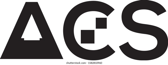 The initials ACS with arrows in the letter A and boxes in the letter C