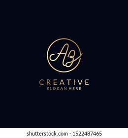 Initials Ag Logo Creative Template Sign Vector