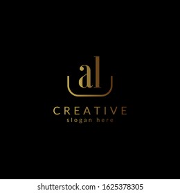 Initials Al Logo Creative Template Sign Vector