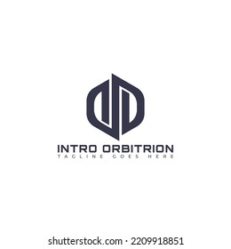 Abstrakter Anfangsbuchstabe IO oder OI-Logo in blau-grauer Farbe einzeln auf weißem Hintergrund, angewendet für Softwarelösungen und Apps-Logo, das auch für die Marken oder Unternehmen geeignet ist, haben den Anfangsnamen OI oder IO.