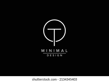 Inicializa las letras alfabéticas OT o TO logotipo de monograma