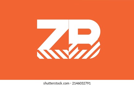  initials alphabet logo icon vector Letter ZB BZ