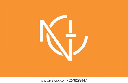  initials alphabet logo icon vector NG