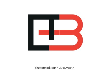 initials alphabet logo icon vector EB BE