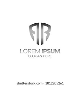 Initials AR Logo Creative Template Sign Vector