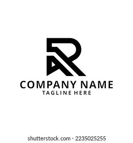 Initials AR Logo Design Template