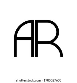 Initials Ar Vector Logo Creative Design Stock Vector (royalty Free 