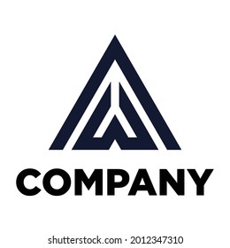 Initials AW Logo Design Vector Graphic Template Symbol Icon.