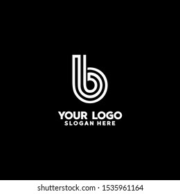 Initials B Logo Creative Template Sign Vector