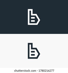 initials b monogram letters creative logo design