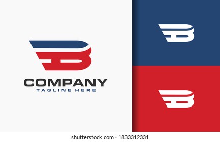 the initials B wing logo