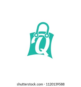 initials bag logo template