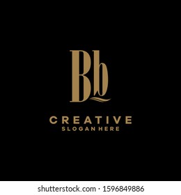 Initials Bb Logo Creative Template Sign Vector