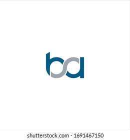 Initials BSA Letter Logo Design Vector