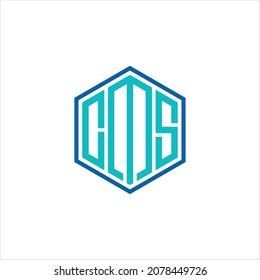 initials c m s logo vector template