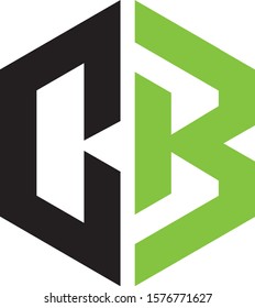 initials CB for industrial logo design and building contractors