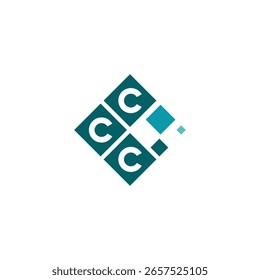 Diseño del logotipo de la letra CCC. IMAGEN inicial del Vector del monograma de la letra del diseño del logotipo del CCC