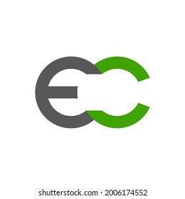 initials CE logo design for company business