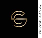Initials CG in a decorative, ornate style. Great for businesses and brands related to jewelry industries.