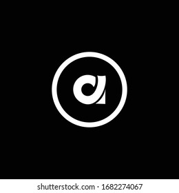 initials A clean and elegant modern logo