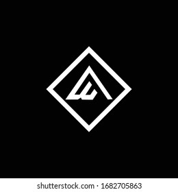 iniciales Un logotipo moderno limpio y elegante