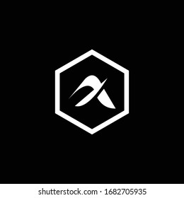 initials A clean and elegant modern logo