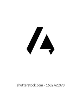 initials A clean and elegant modern logo