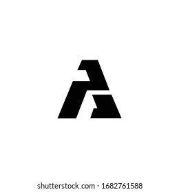 initials A clean and elegant modern logo