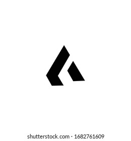 initials A clean and elegant modern logo