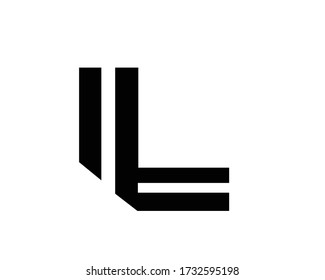 iniciales diseños creativos de letras del logo l