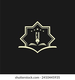 initials design for law, lawyer or lawfirm, logo vector, icon, illustration