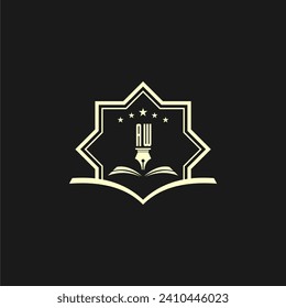 initials design for law, lawyer or lawfirm, logo vector, icon, illustration