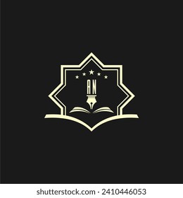 initials design for law, lawyer or lawfirm, logo vector, icon, illustration