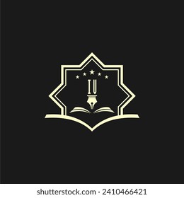 initials design for law, lawyer or lawfirm, logo vector, icon, illustration