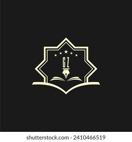 initials design for law, lawyer or lawfirm, logo vector, icon, illustration