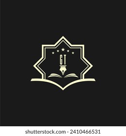 initials design for law, lawyer or lawfirm, logo vector, icon, illustration
