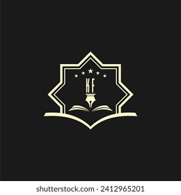 initials design for law, lawyer or lawfirm, logo vector, icon, illustration