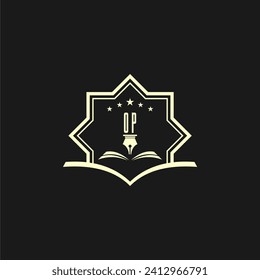 initials design for law, lawyer or lawfirm, logo vector, icon, illustration	