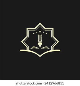 initials design for law, lawyer or lawfirm, logo vector, icon, illustration	